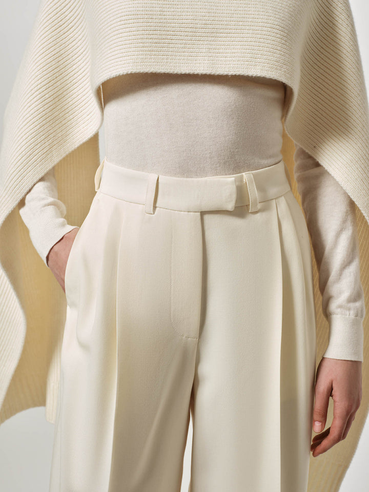 Lancashire 100% Wool Pants (milky)