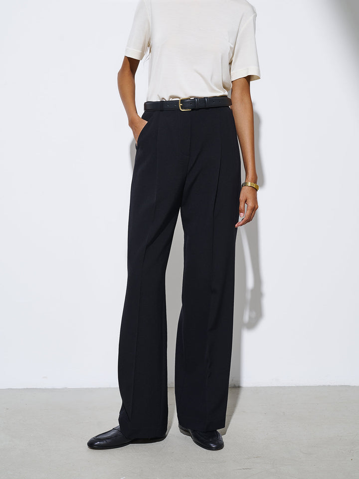 trousers - women - pants - low - black