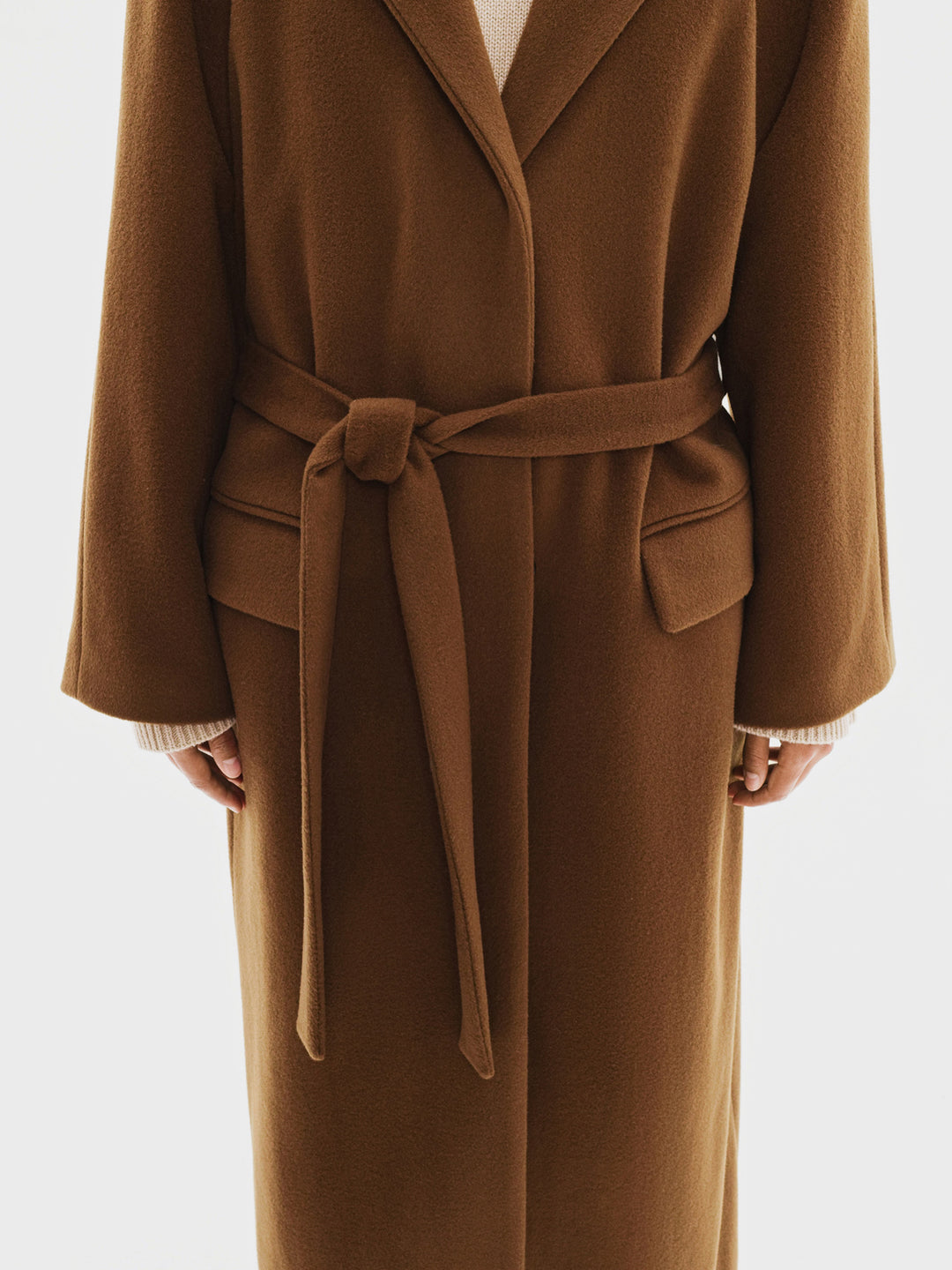 Silvia wool coat (brown)