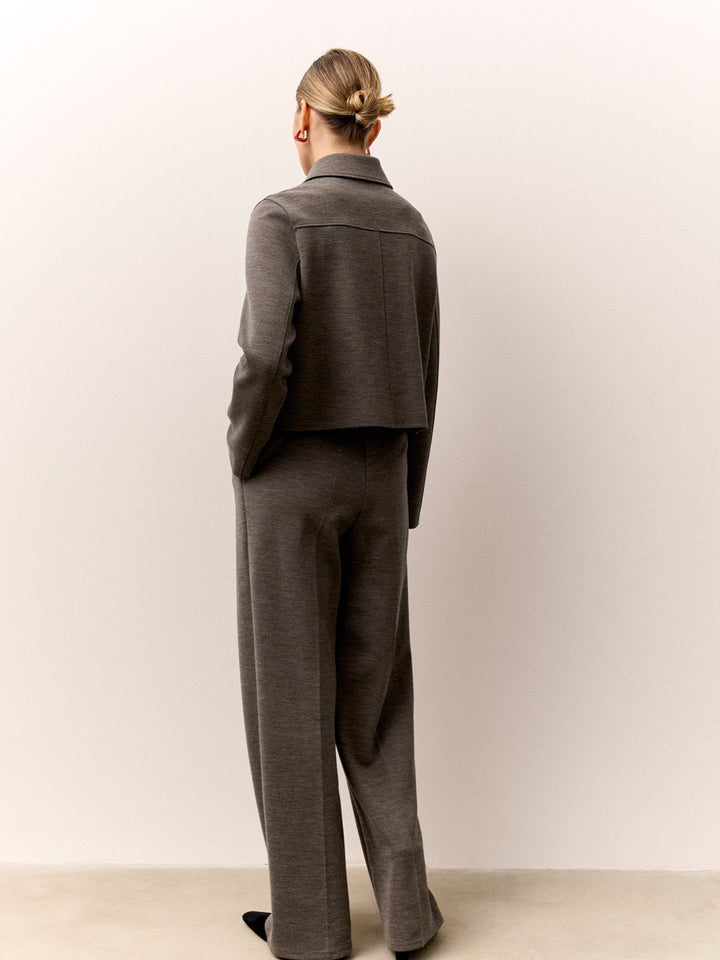 Martu wool blazer (grey melange)