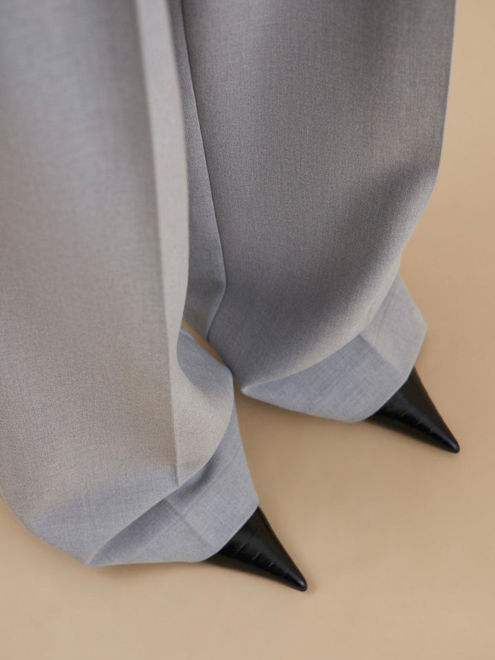 Rivers silk pants (grey)