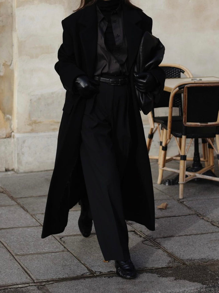 Richard wool coat (black)