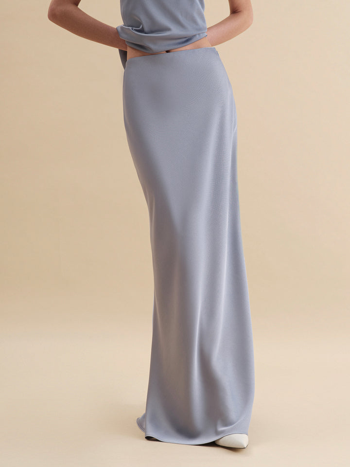 Catherine viscose skirt (light grey)