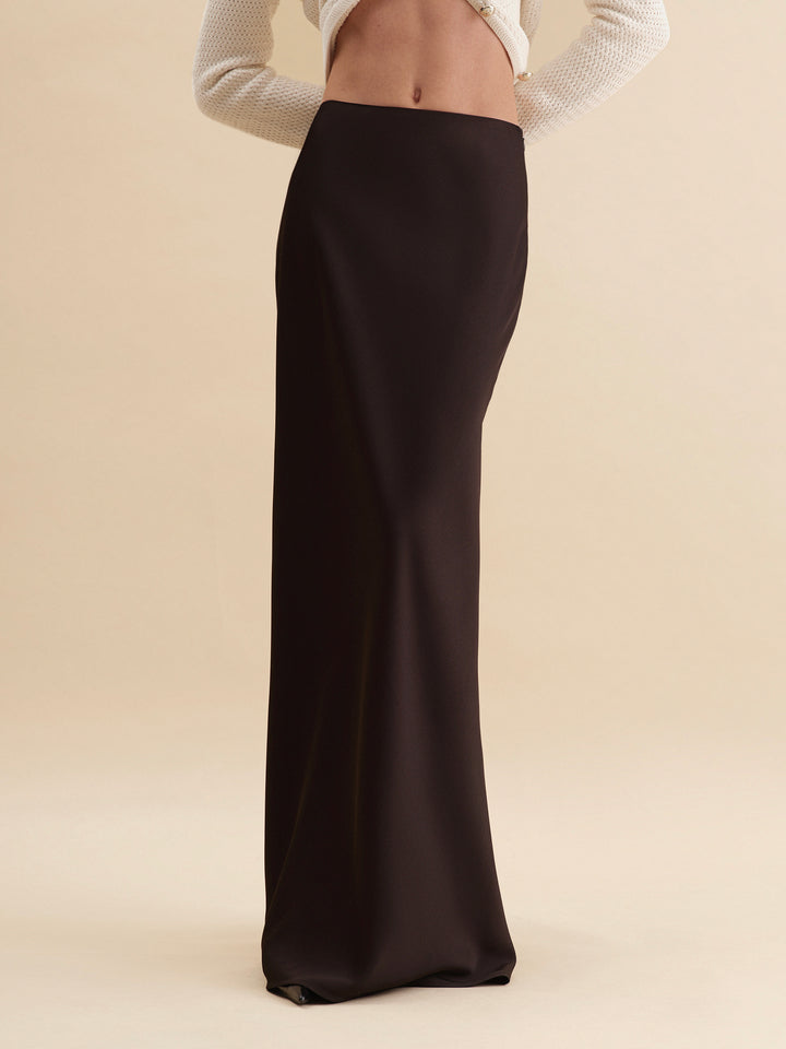 Catherine viscose skirt (black)
