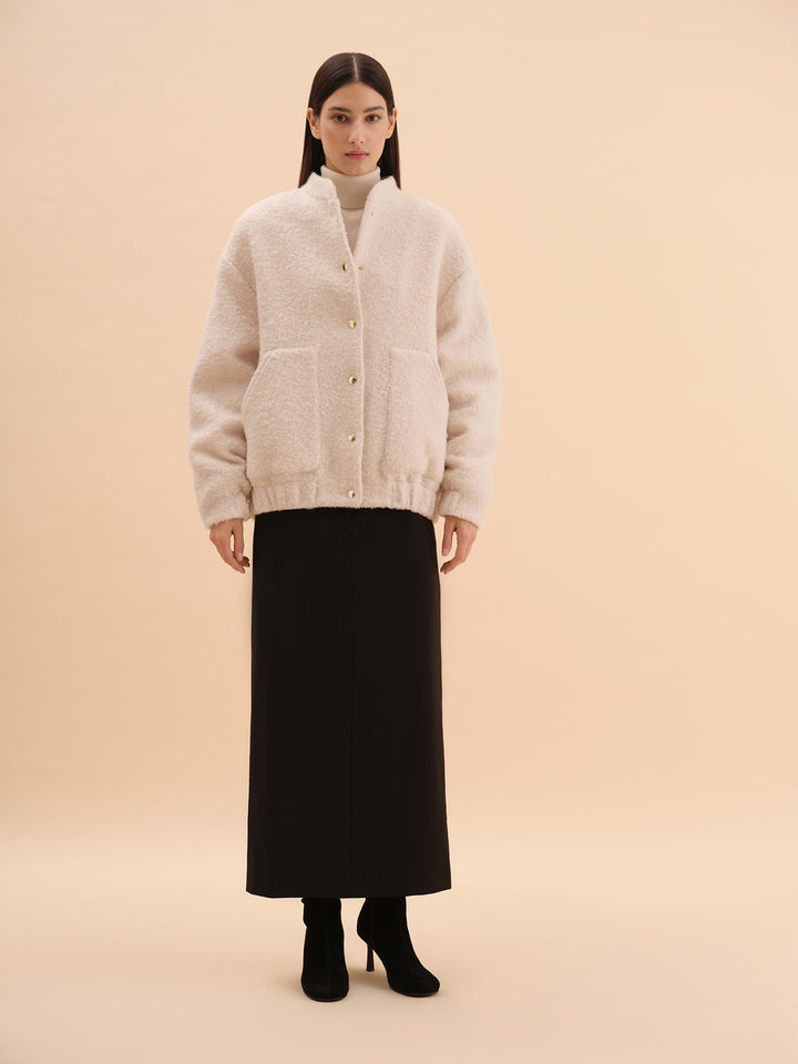 Wonder wool jacket (milk)