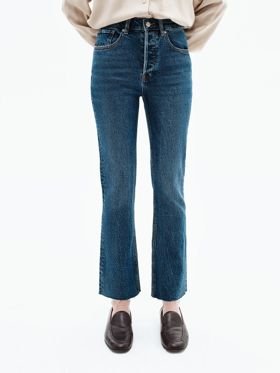 Emma cropped jeans (navy)