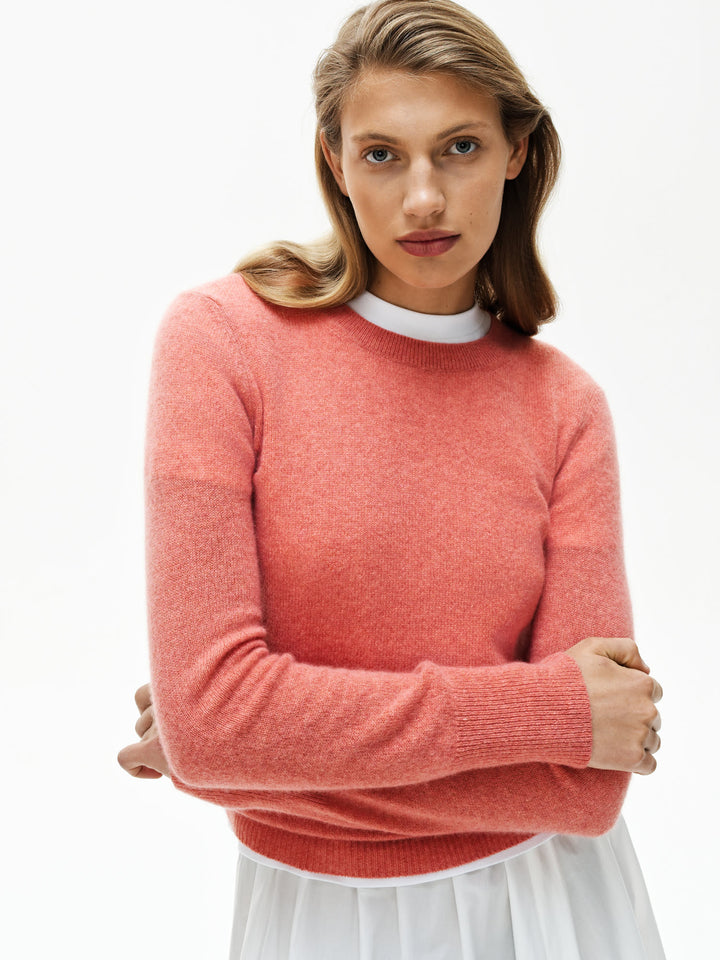Haze 100% cashmere sweater (coral)