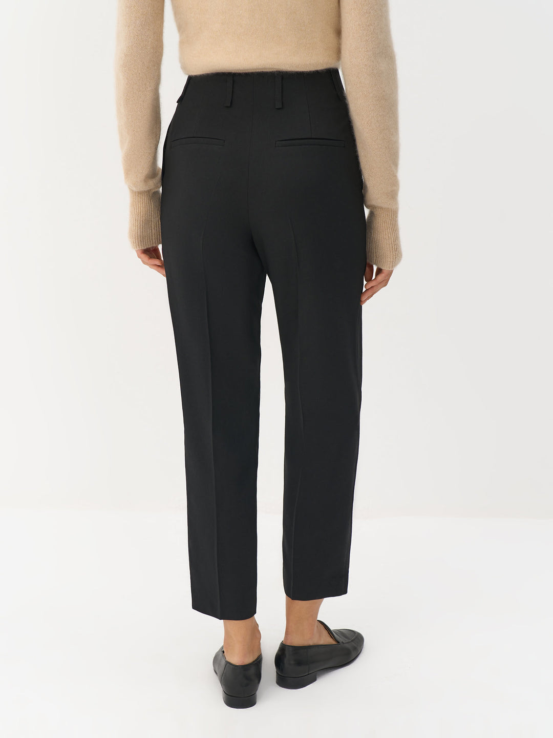 Ann cropped wool pants (black)