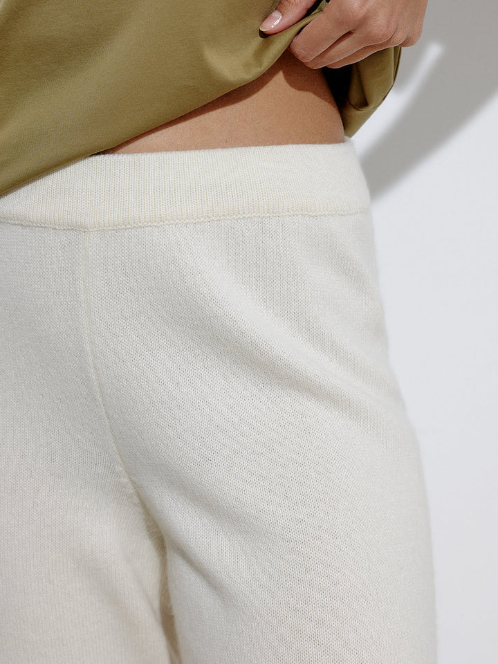 Monterey cashmere blend pants (milk)