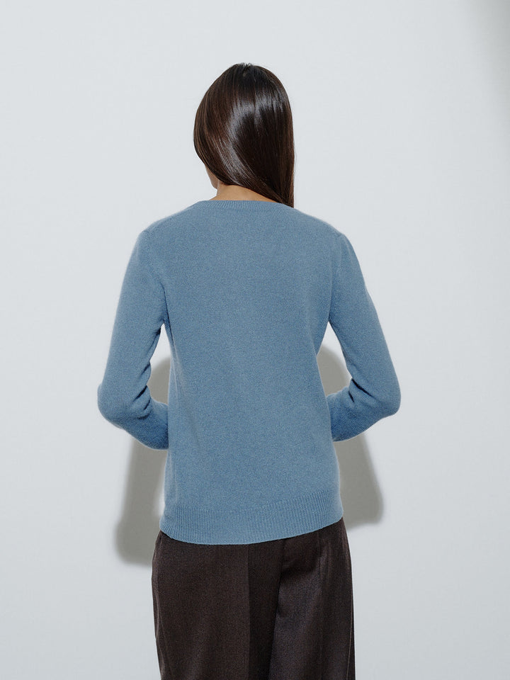 Haze 100% cashmere sweater (light-blue)