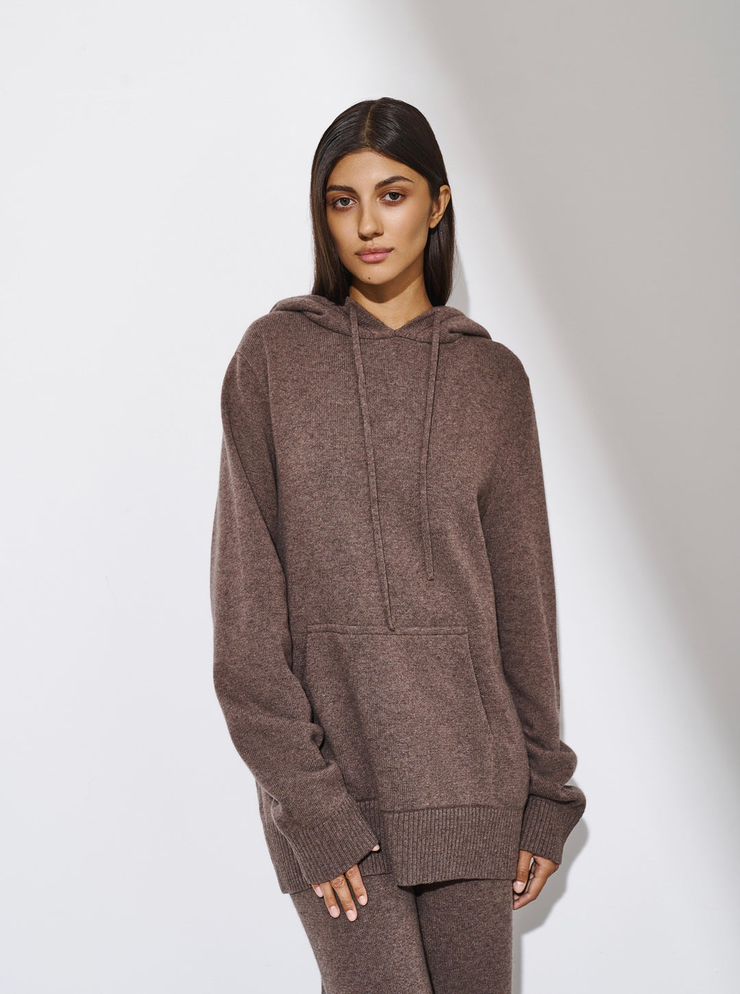 women - cashmere - wool - hoodie - sweater