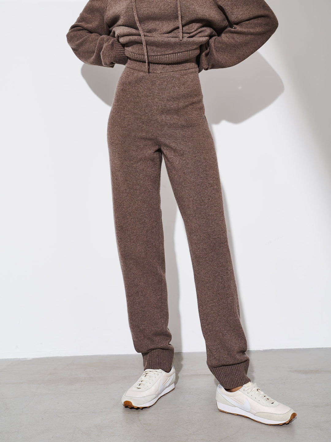 California cashmere blend pants (coffee)