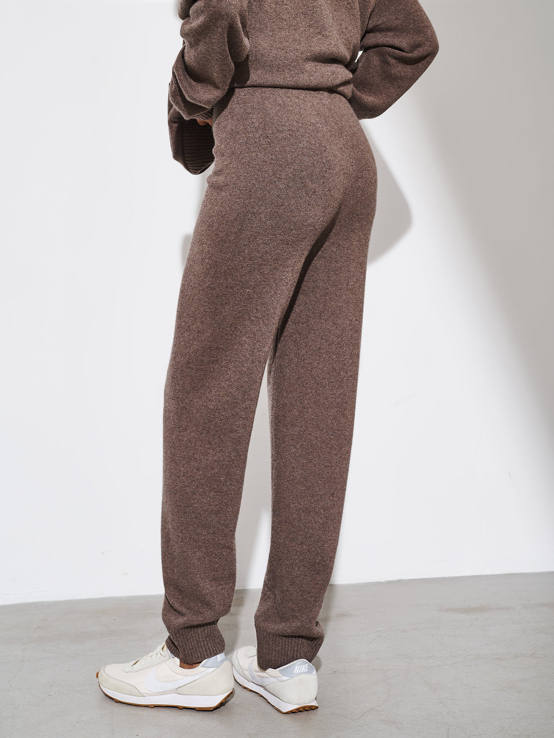 California cashmere blend pants (coffee)