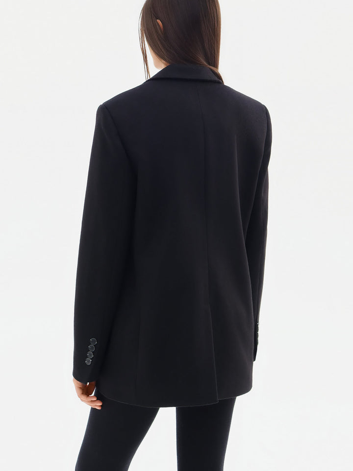 Versute cashmere and wool blazer (black)